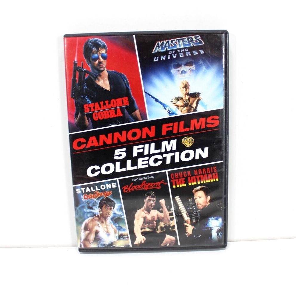 Cannon Films 5-film DVD Collection Cobra/Master of th Universe/Hitman/Bloodsport