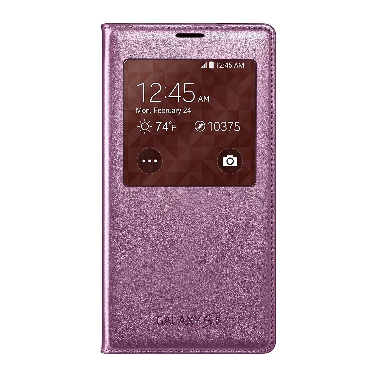 Samsung S-View Flip Cover for Samsung Galaxy S5 - Pink