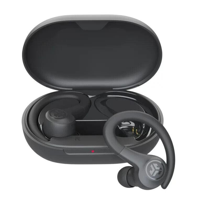 JLab Go Air Sport True Wireless Bluetooth Earbuds with Charging Case - Black