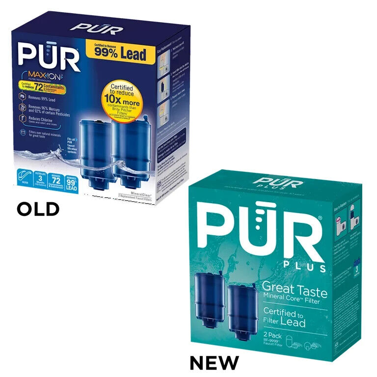 PUR Plus RF-9999 Great Taste Mineral Core Replacement Faucet Filter - Blue
