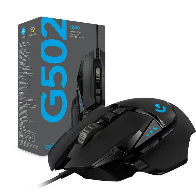 Logitech G502 HERO High Performance Wired Gaming Mouse, HERO 25K Sensor