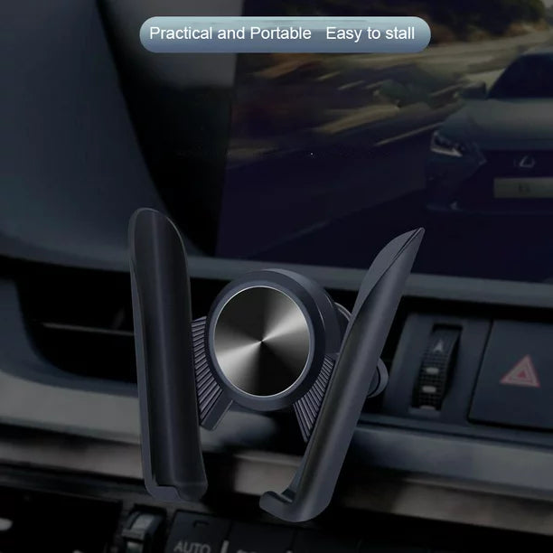 Skonyon Hands Free Car Cell Phone Holder with Stronger Vent Clip - Easily Place