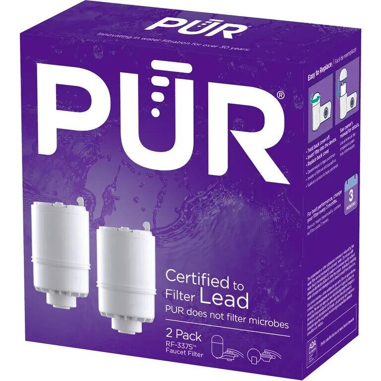 PUR RF3375 2 Pack Faucet Replacement Water Filters White #7557