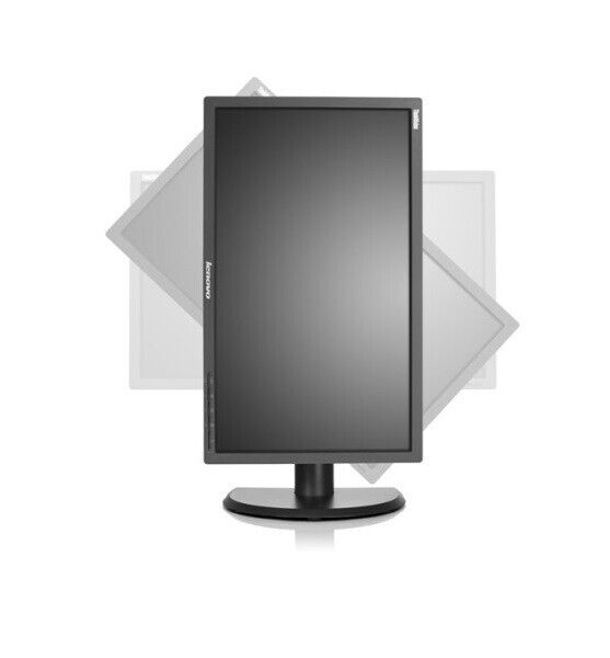 Lenovo 23" Monitor 1920x1080 FHD 60Hz LCD VGA DP DVI - FULL Tilt, Swivel & Pivot