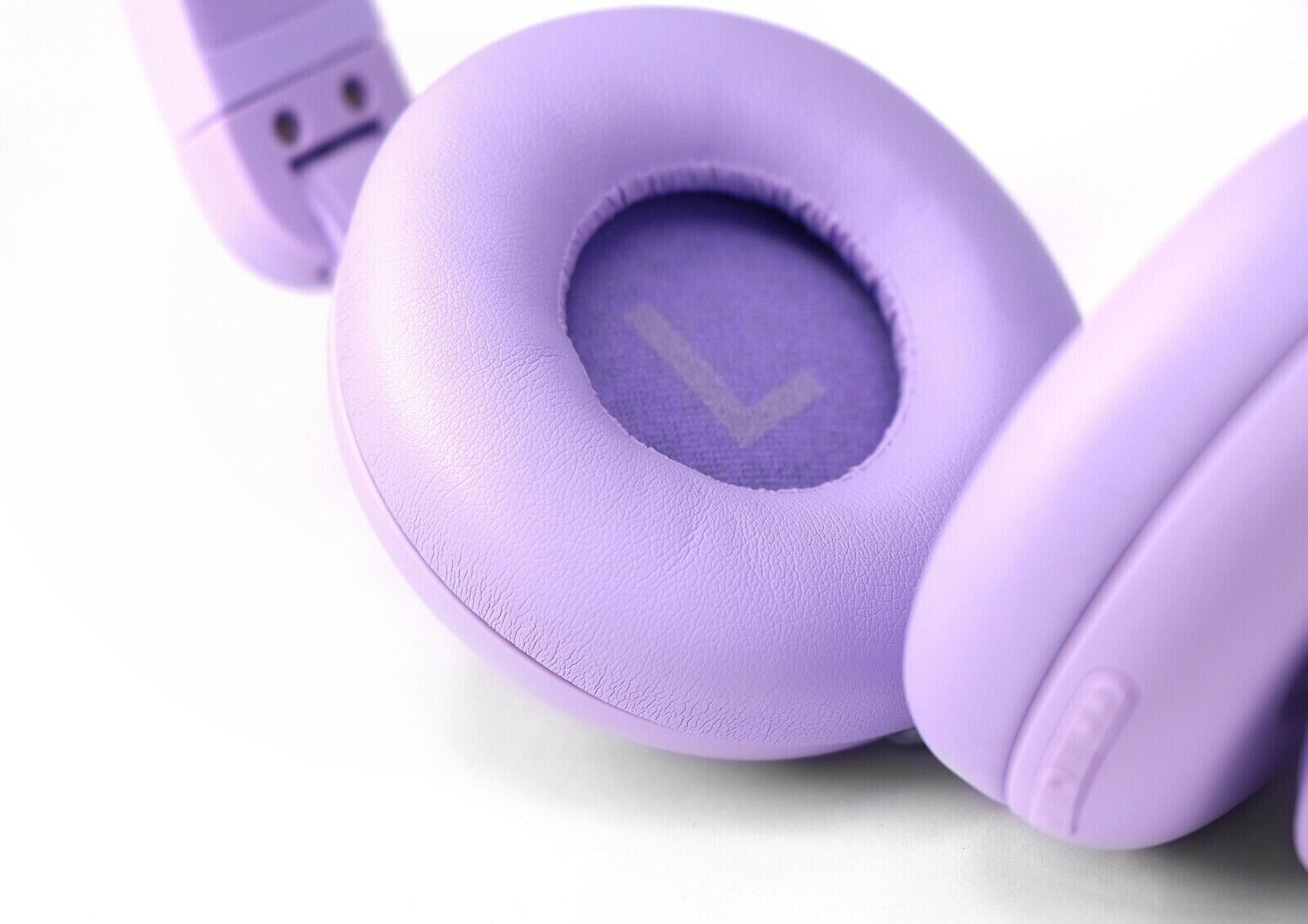 Onn Wireless Bluetooth On-Ear Headphones w/ Built-in Mic, 14 Hrs, Purple/Pink