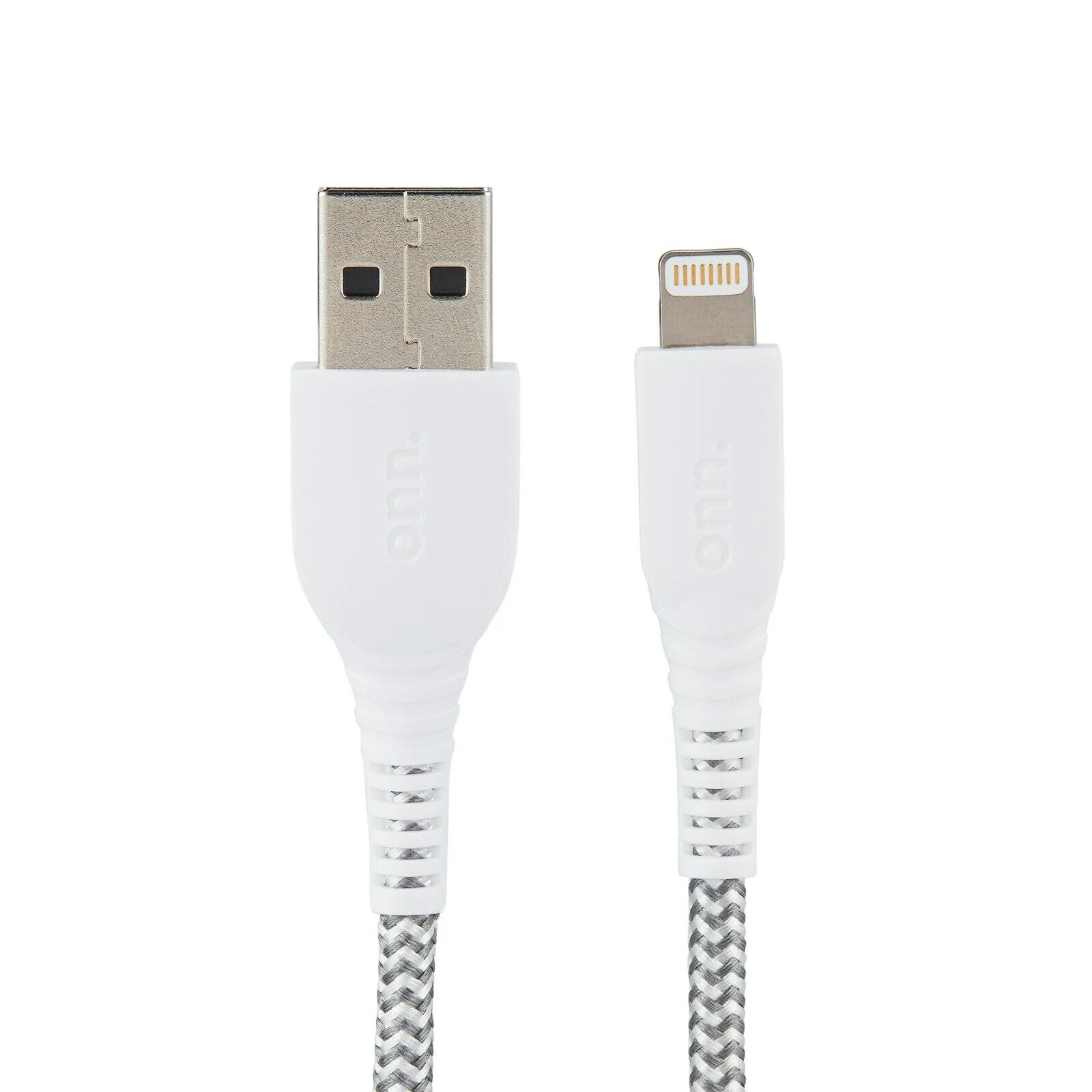 Onn 6ft Braided Lightning to USB Charge & Sync Charging Cable Cord