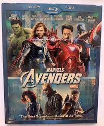 Marvel's The Avengers (Blu-ray + DVD, 2012) w/ Slip Cover