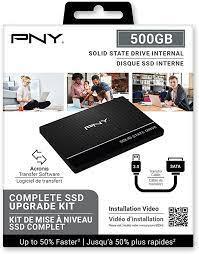 PNY CS900 500GB Internal SSD SATA - Complete SSD Upgrade Kit