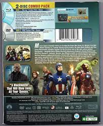 Marvel's The Avengers (Blu-ray + DVD, 2012) w/ Slip Cover