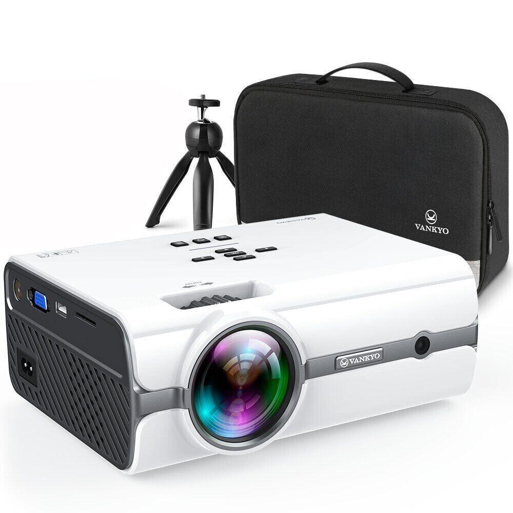 VANKYO Leisure 410 Video Projector 1080P Video Home Theater HDMI, White