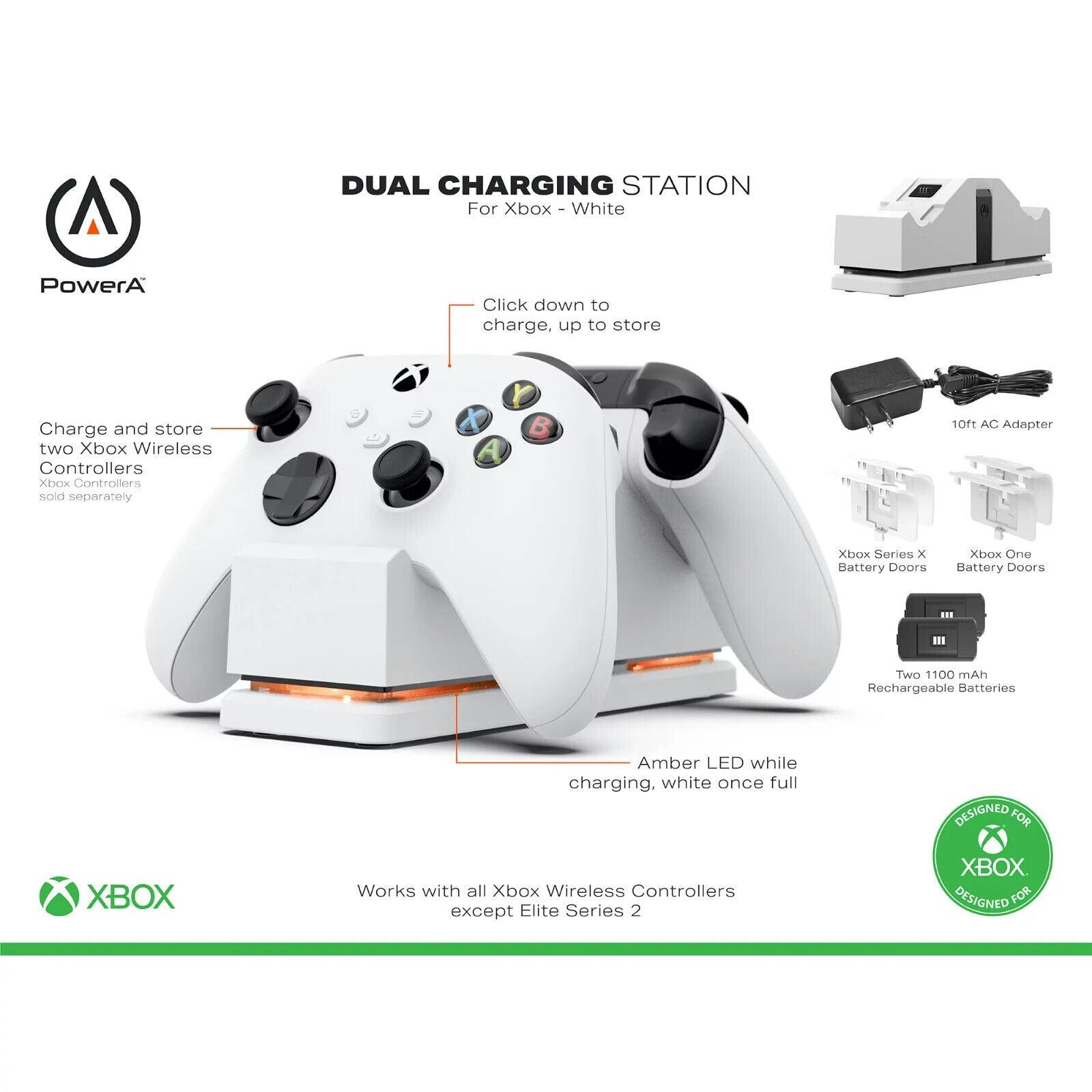 PowerA Dual Controller Charging Station for Xbox One, Series S, and Series X