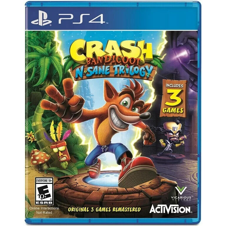 Crash Bandicoot N Sane Trilogy for Playstation 4/PS4/PlayStation4