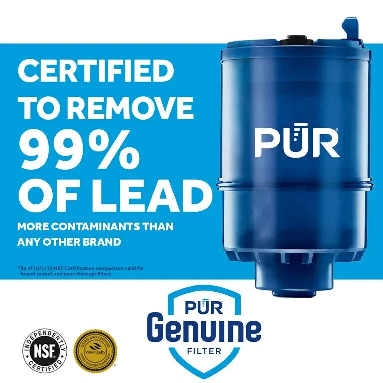 PUR PLUS Great Taste Mineral Core Faucet Mount Water Filter Replacement RF-9999.