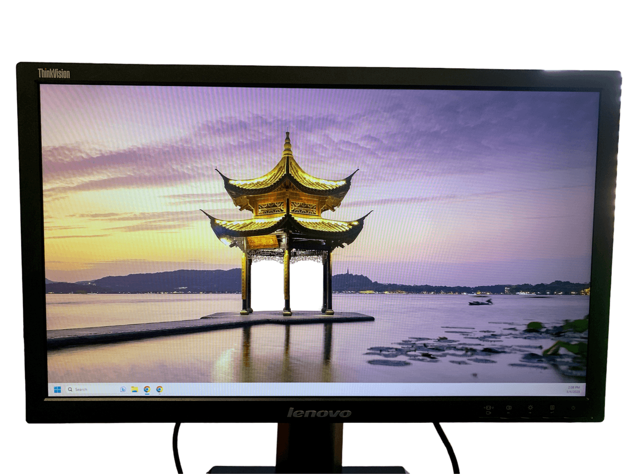 Lenovo 23" Monitor 1920x1080 FHD 60Hz LCD VGA DP DVI - FULL Tilt, Swivel & Pivot