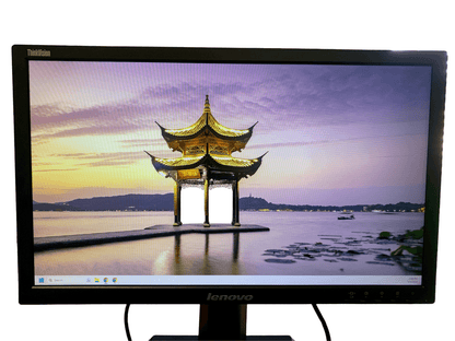 Lenovo 23" Monitor 1920x1080 FHD 60Hz LCD VGA DP DVI - FULL Tilt, Swivel & Pivot
