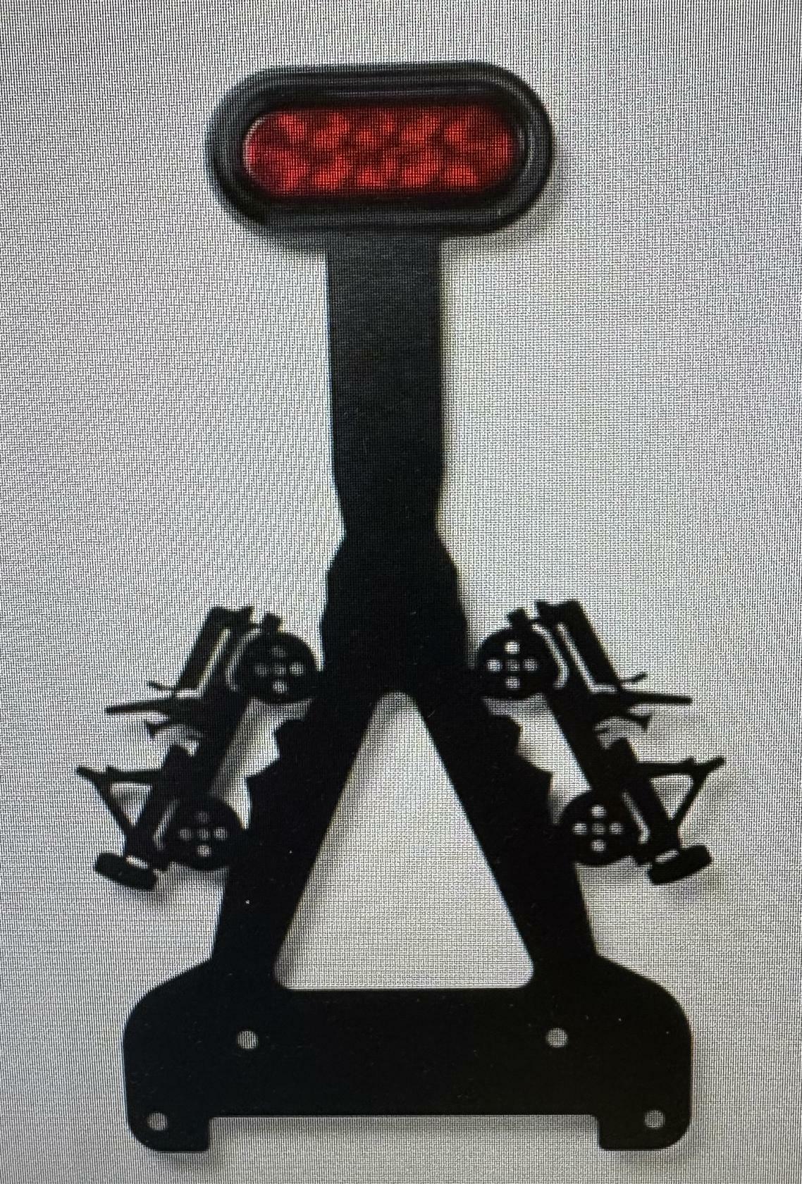 GraBars LED 3rd Brake Light w/SUV design; fits (87-18 Jeep Wrangler YJ, TJ & JK)