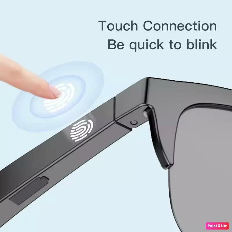 Smart Glasses Bluetooth Sunglasses, Smart Sunslasses Touch Control Music Calling