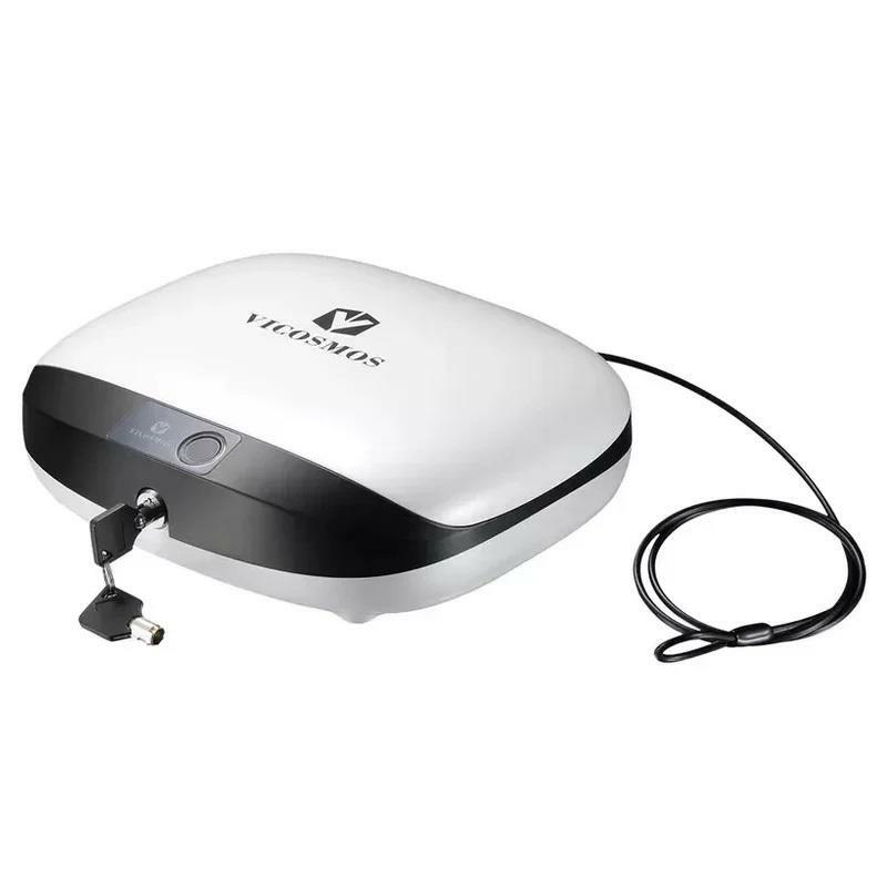Vicosmos Biometric Privacy Safe Master M1 Pro, Password, Key & Fingerprint White