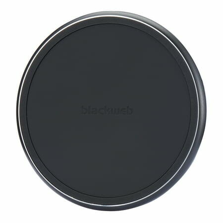 Blackweb 7.5W & 10W Fast Charge Wireless Charging Pad BWB18WI705B, Black