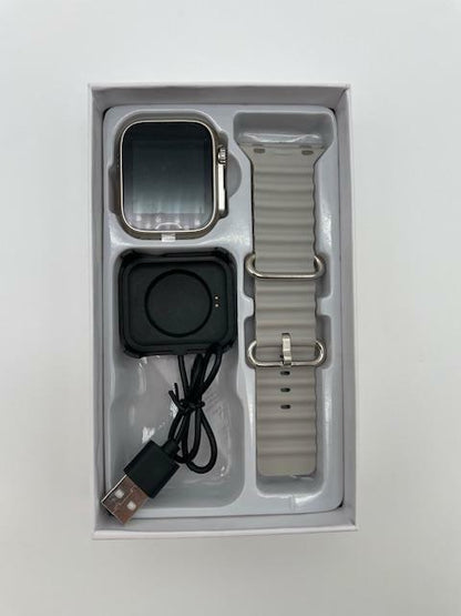 FitPro T500  U L T R A  Smart Watch, 45mm Silicone Watch Band - GRAY