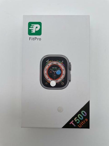 FitPro T500  U L T R A  Smart Watch, 45mm Silicone Watch Band - GRAY