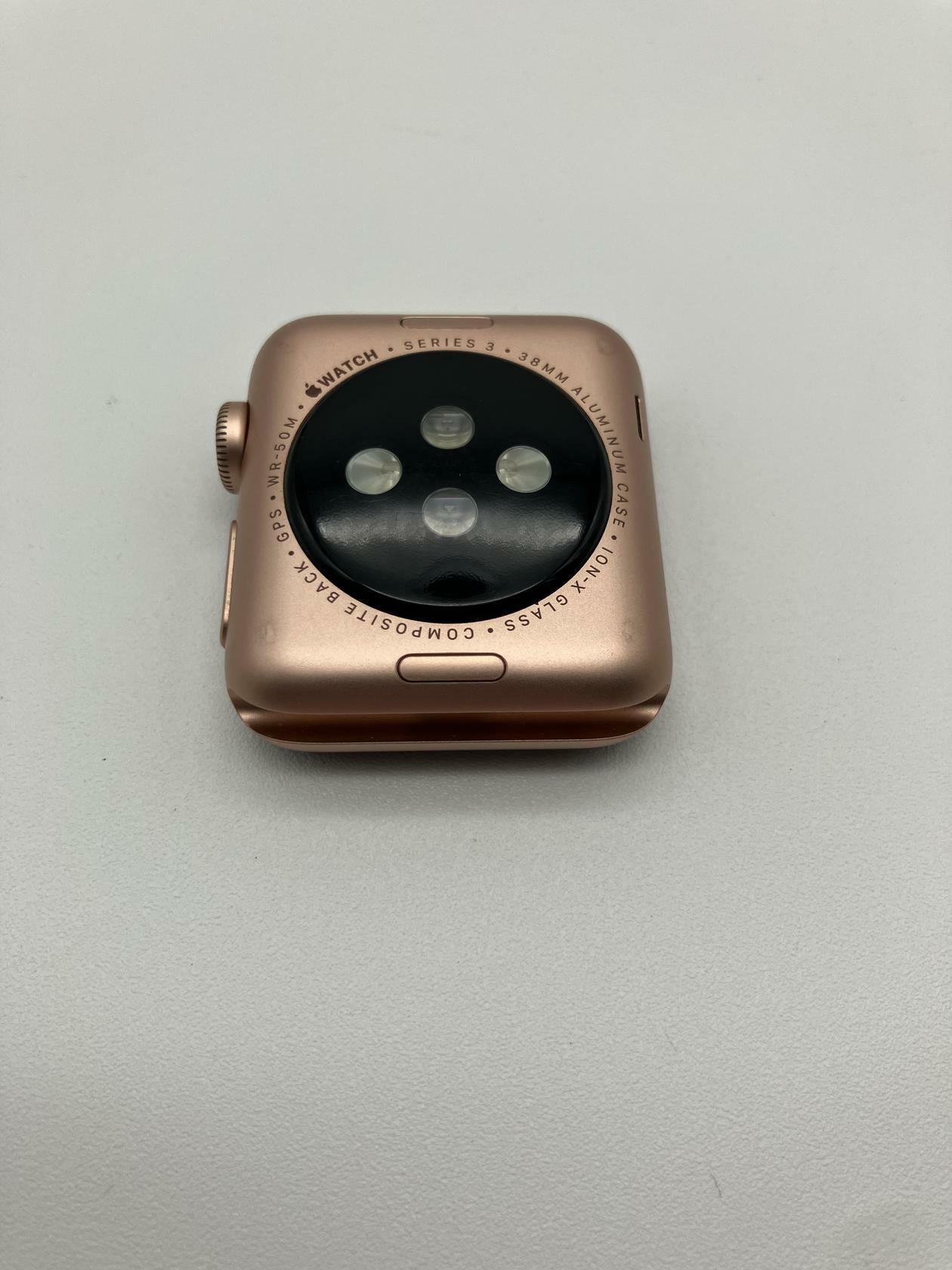 Apple Smart Watch 38mm Series 3 - GPS - Aluminum Case Rose Gold