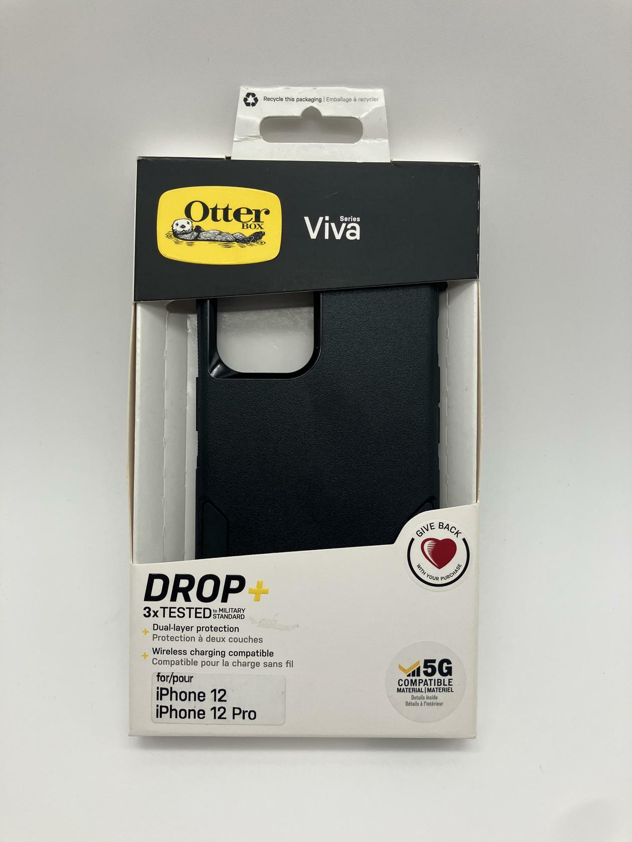 OtterBox Viva Series iPhone 12  iPhone 12 Pro Case Drop Tested 77-65409 - Black