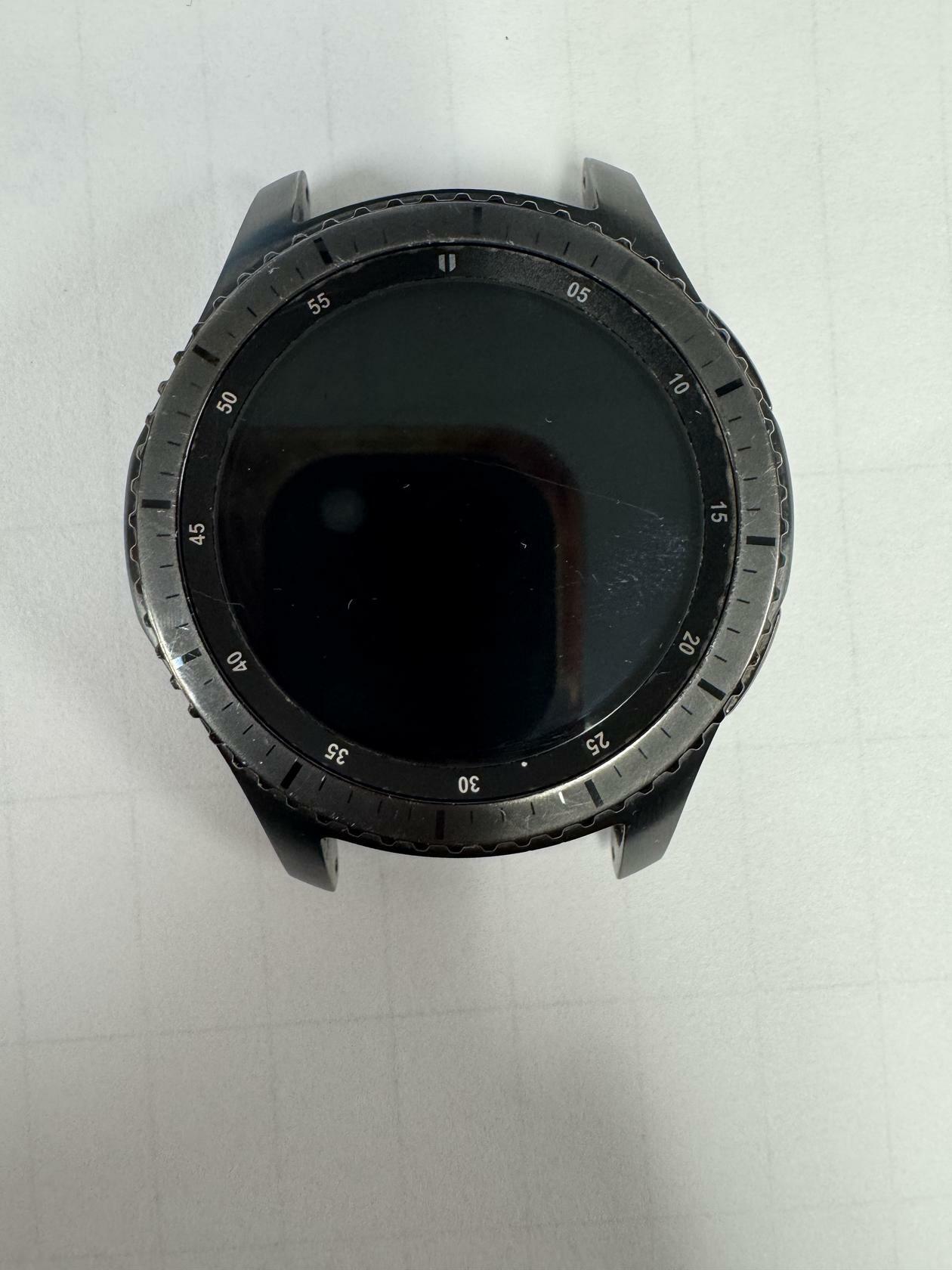 SAMSUNG GEAR S3 FRONTIER Smartwatch ~ Dark Gray ~ No Watchband. READY TO SET UP