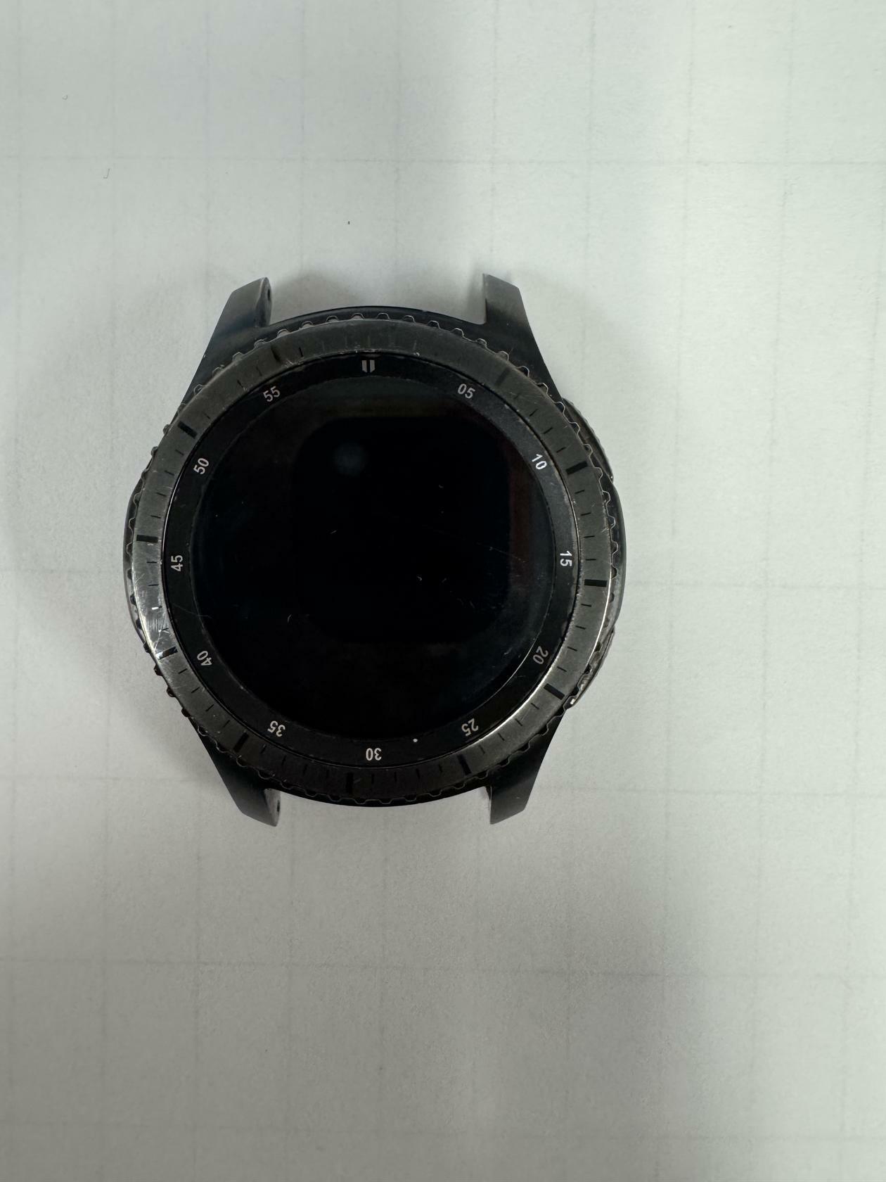 SAMSUNG GEAR S3 FRONTIER Smartwatch ~ Dark Gray ~ No Watchband. READY TO SET UP