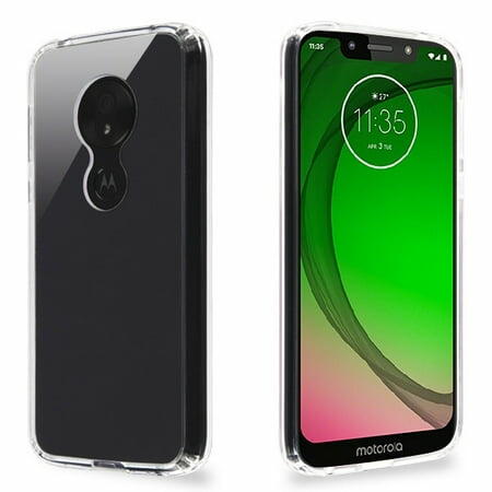 Mybat Sturdy Gummy Cover For Motorola Moto G7 Play - Highly  Transparent Clear
