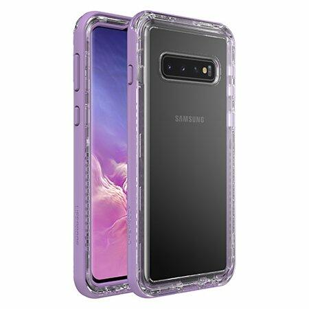 Lifeproof Next Case ~ Designed for Samsung Galaxy S10, Ultra Clear and Purple