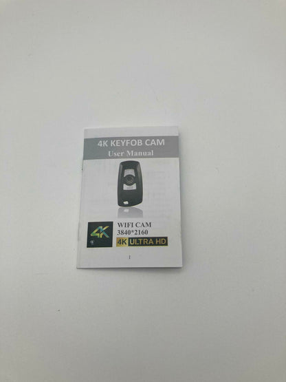 4K Key Fob Covert WIFI Camera, 3840*2160 Ultra HD, Frame Rate Up To 120 FPS
