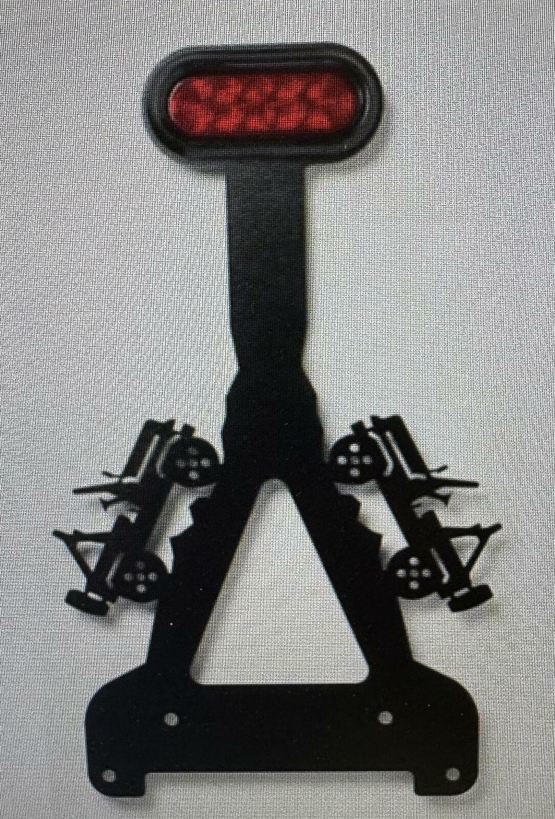GraBars Classic LED Third Brake Light w/ Auto Logo Fixed for 87-18 Jeep Wrangler