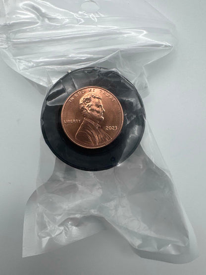 Tiny Black Unbranded Pairable Wireless Speaker 1&1/2 inches w/Keyring Attachment