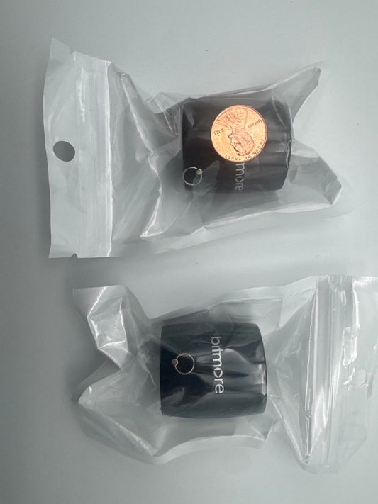 Tiny Black Unbranded Pairable Wireless Speaker 1&1/2 inches w/Keyring Attachment