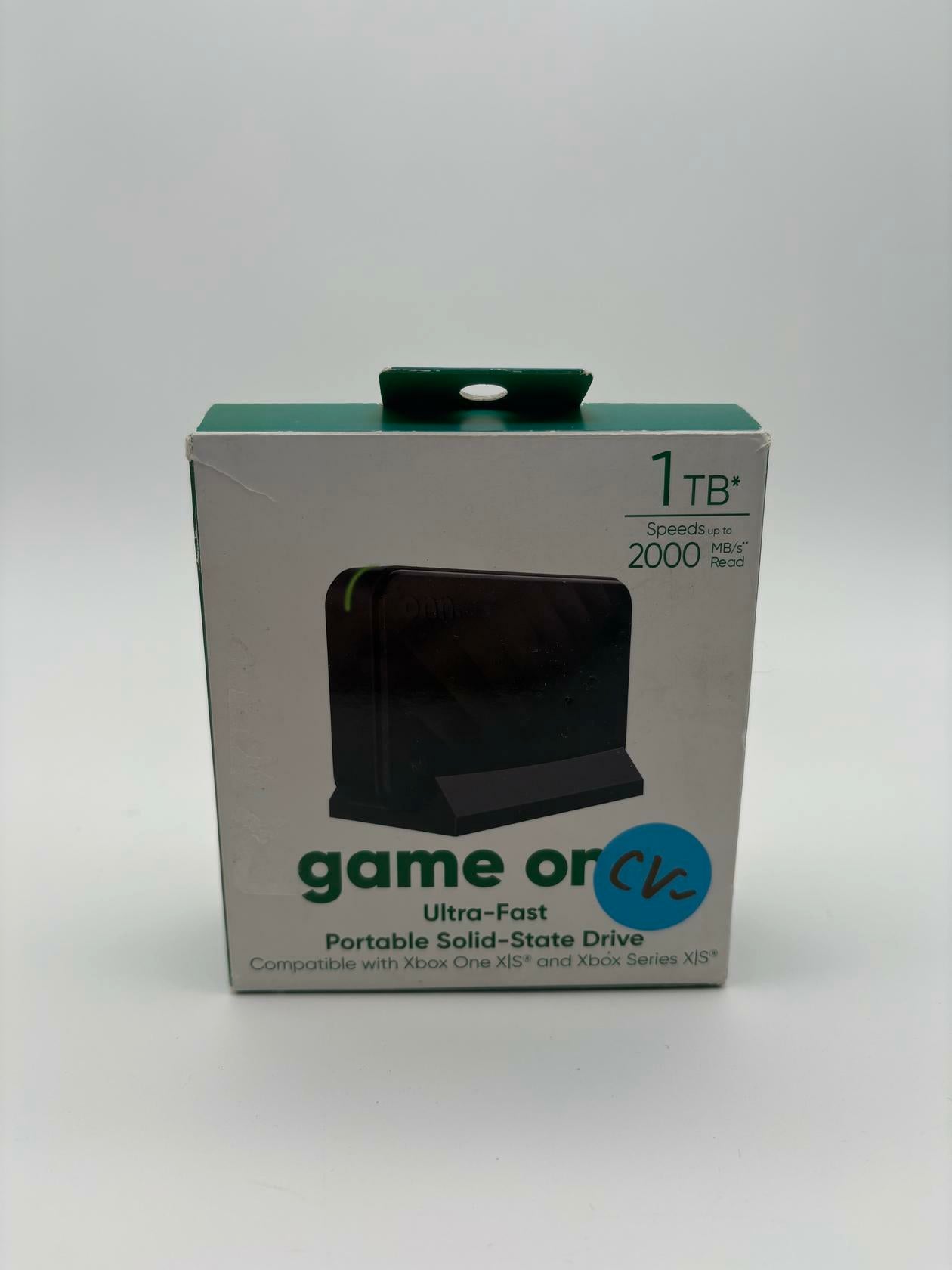 Game Onn Ultra-Fast Portable 1TB Solid-State Drive Xbox One X/S & Series X/S