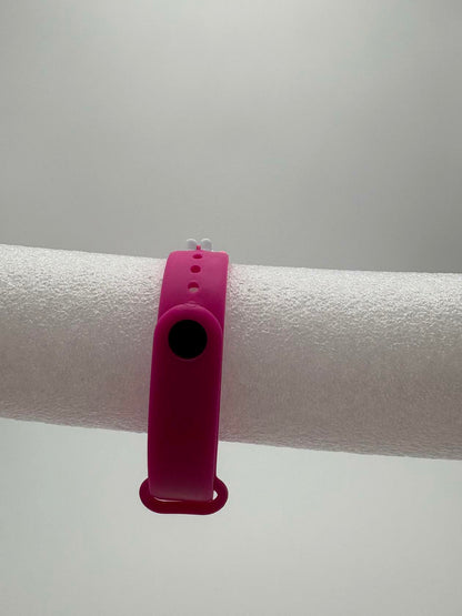 Smart Watch M8 Silicone Heart Rate Sport Watch for Kids- Pink With White Bunny