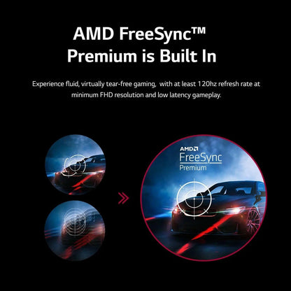 LG 27” UltraGear FHD 1ms 165Hz Gaming Monitor w/AMD FreeSync/Game Mode 27GQ40W-B