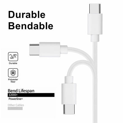 20-Pack USB C to C | Charger Cable - Bulk Multipack White, 3.3ft