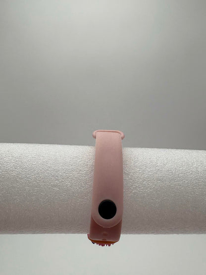 Smart Watch M8 Silicone Heart Rate Sport Watch for Kids- Light Pink With Donuts