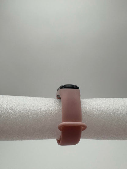 Smart Watch M8 Silicone Heart Rate Sport Watch for Kids- Light Pink With Donuts