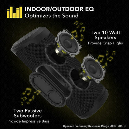 Scosche BOOMBOTTLE Wireless Speaker Waterproof MAGSAFE | Black
