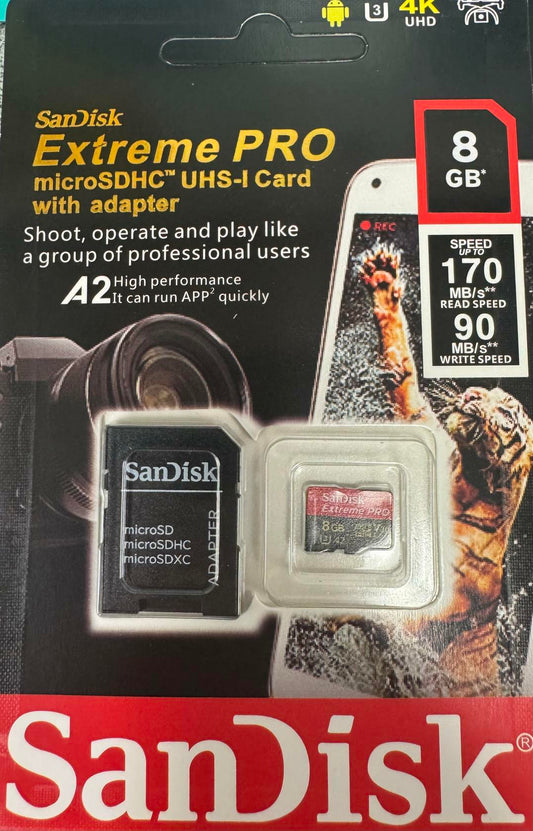 SanDisk Industrial MLC MicroSD SDHC with SanDisk Adapter (8GB)