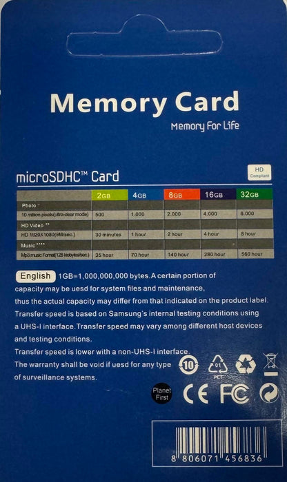 INLAND Micro Center 32GB Class 10 MicroSDHC Flash Memory Card with Adapter