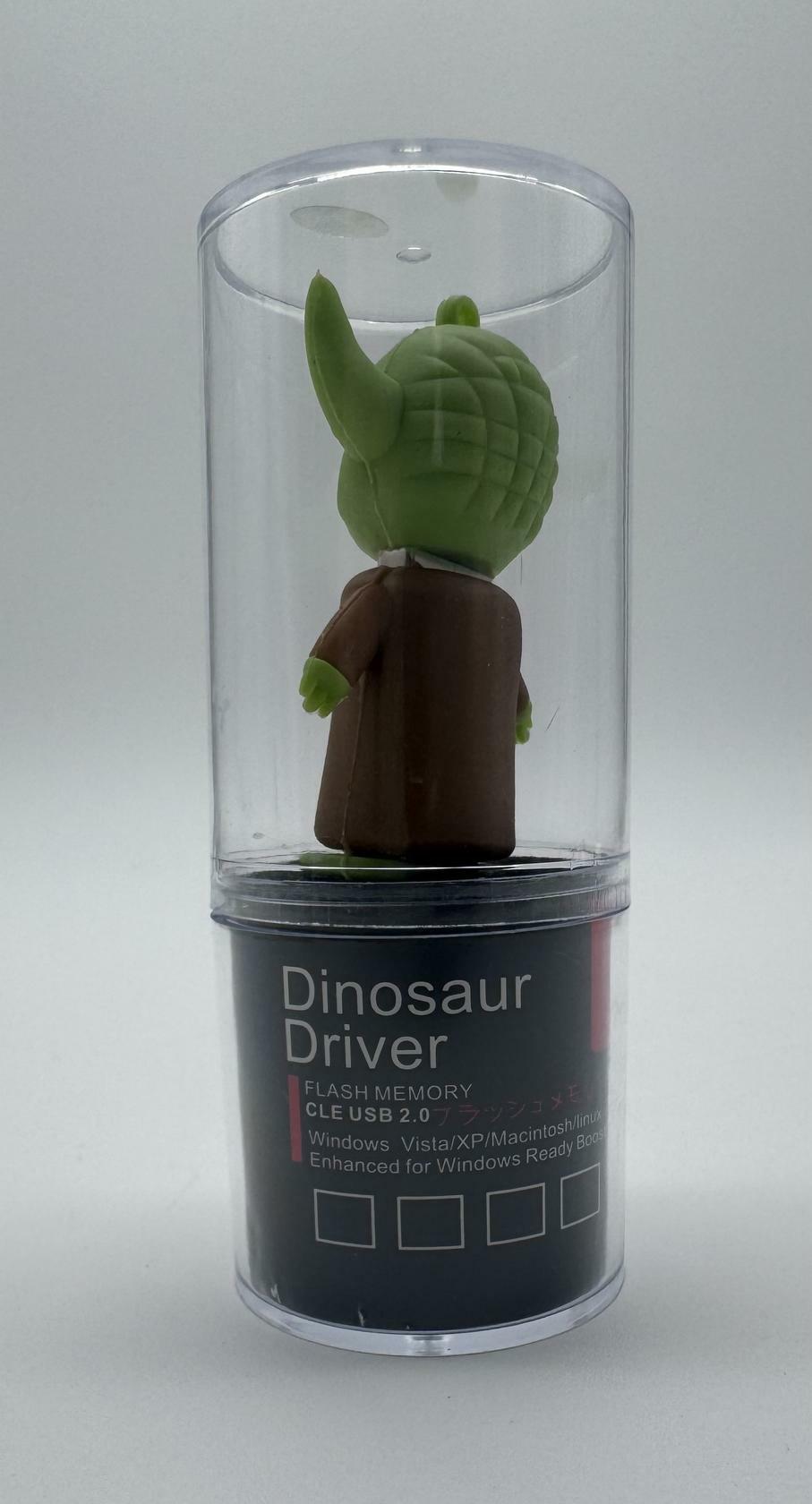 Novelty Cartoon Flash Drive  | 16GB Flash Green in Color - Dinosaur Driver USB