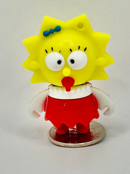 Novelty Cartoon Flash Drive 8GB |  Maggie Baby - Red & Yellow