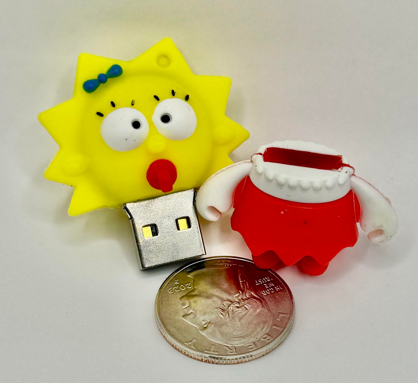 Novelty Cartoon Flash Drive 8GB |  Maggie Baby - Red & Yellow