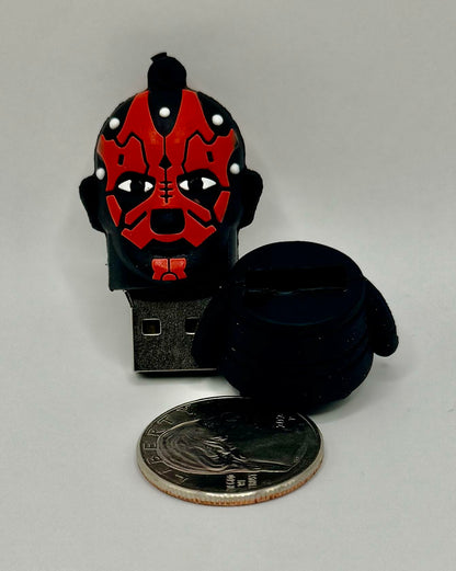 Dinosaur Driver Character USB Flash Drive 8GB | Black and Red Maul