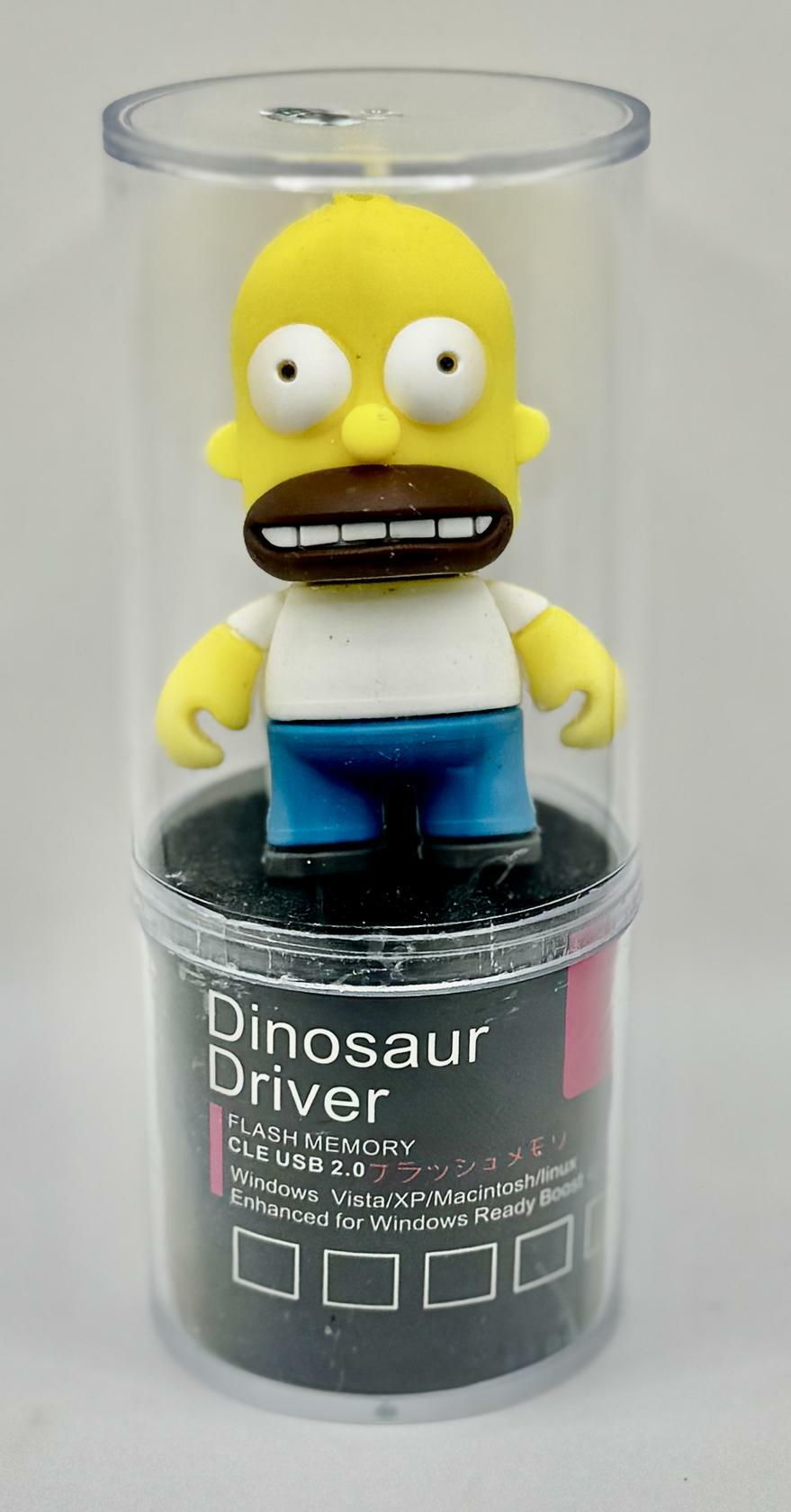 Novelty Cartoon Flash Drive 8GB | Homer Dad - Yellow, White & Blue