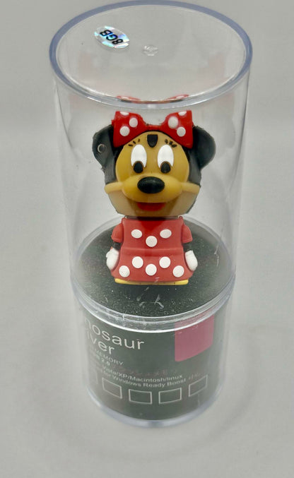 Novelty Cartoon Flash Drive 8GB |  Minnie in Polka Dots - Red & White